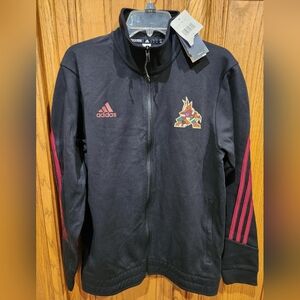 Arizona Coyotes Utah Hockey Club Adidas Full Zip Cotton Kachina Jacket Large NEW